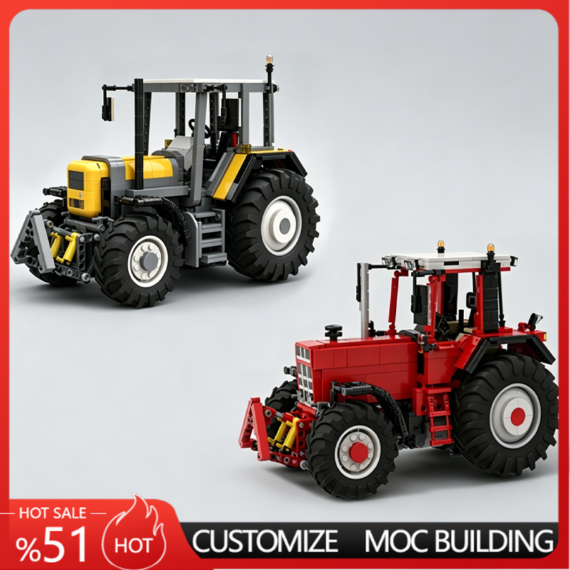 Farm Tractor MOC Model Agricul - Agriculture Farming Education review and price
