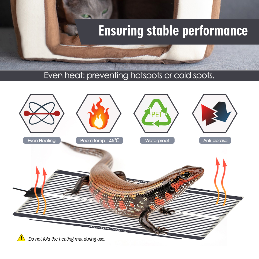 5W 15W 25W 35W Graphene Reptil - Seedling Heat Mat review and price