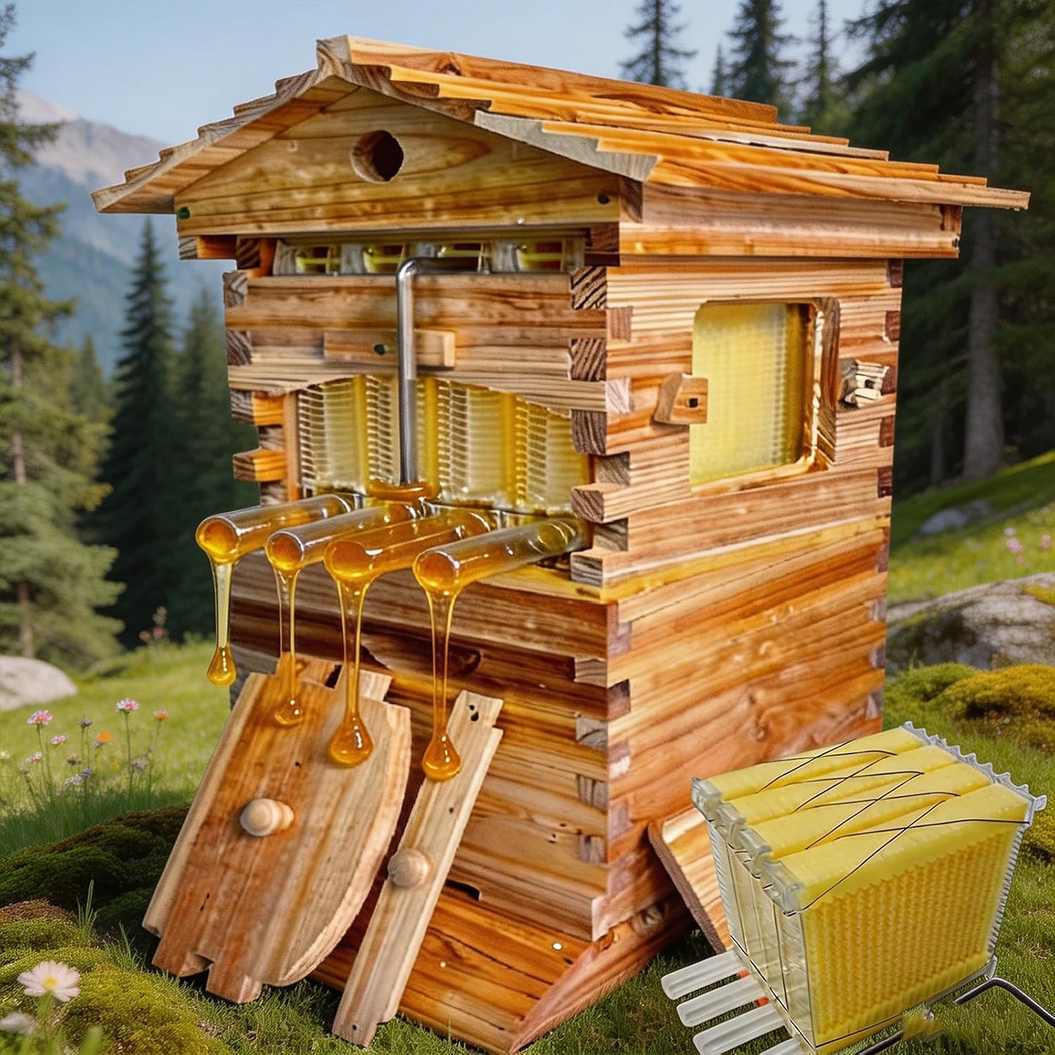 2-in-1 Self-Flowing Honey Beeh - Beehive Frame Wax review and price